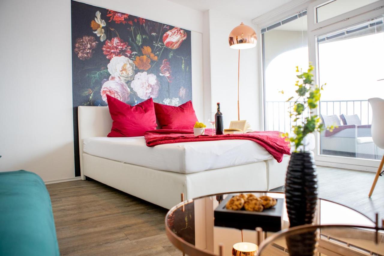 Modernes Apartment Mit Tollem Blick Ueber Die Stadt 아우크스부르크 외부 사진