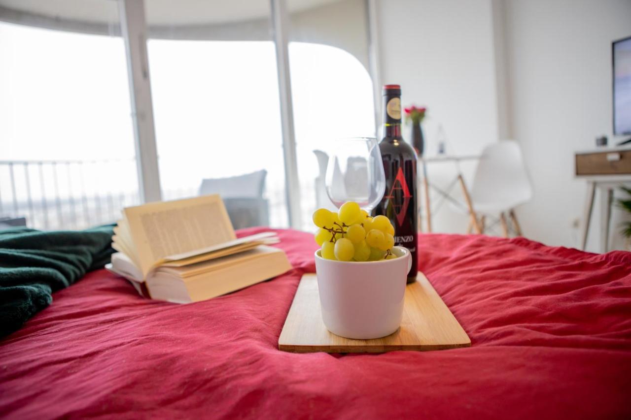 Modernes Apartment Mit Tollem Blick Ueber Die Stadt 아우크스부르크 외부 사진