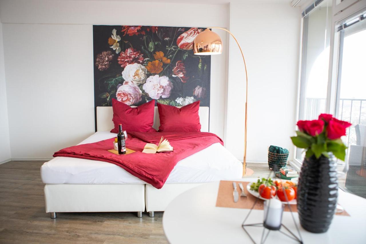 Modernes Apartment Mit Tollem Blick Ueber Die Stadt 아우크스부르크 외부 사진